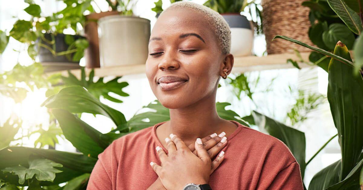 sensory systems p1 peaceful woman meditating