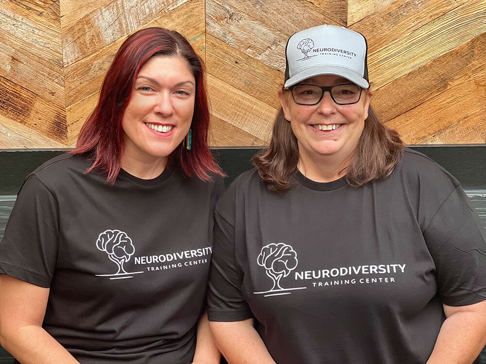 Dr. Tasha Oswald with Cindy Brown