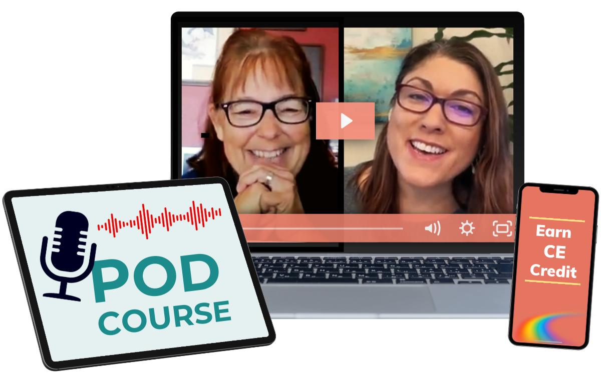 Take one of our autism courses or certifications to enhance your neurological-affirming practices. Mental health professional taking a CE course through Neurodiversity Training Center